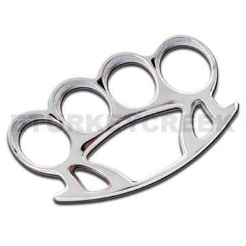 KNUCKLE BUCKLE SILVER HAMMER
